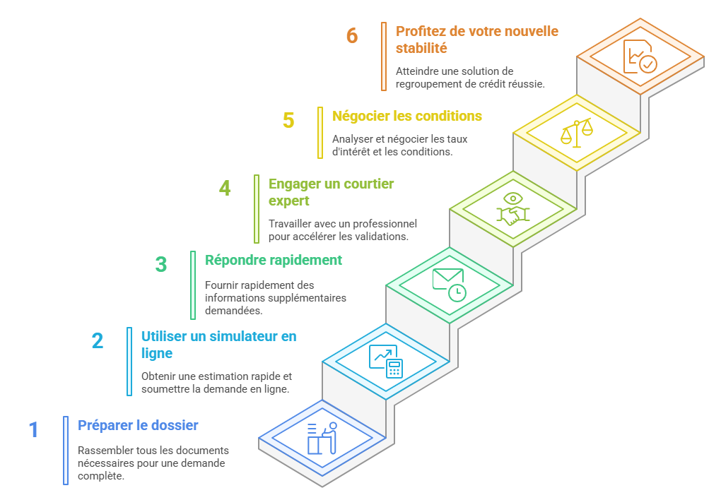 etapes regroupement de credits